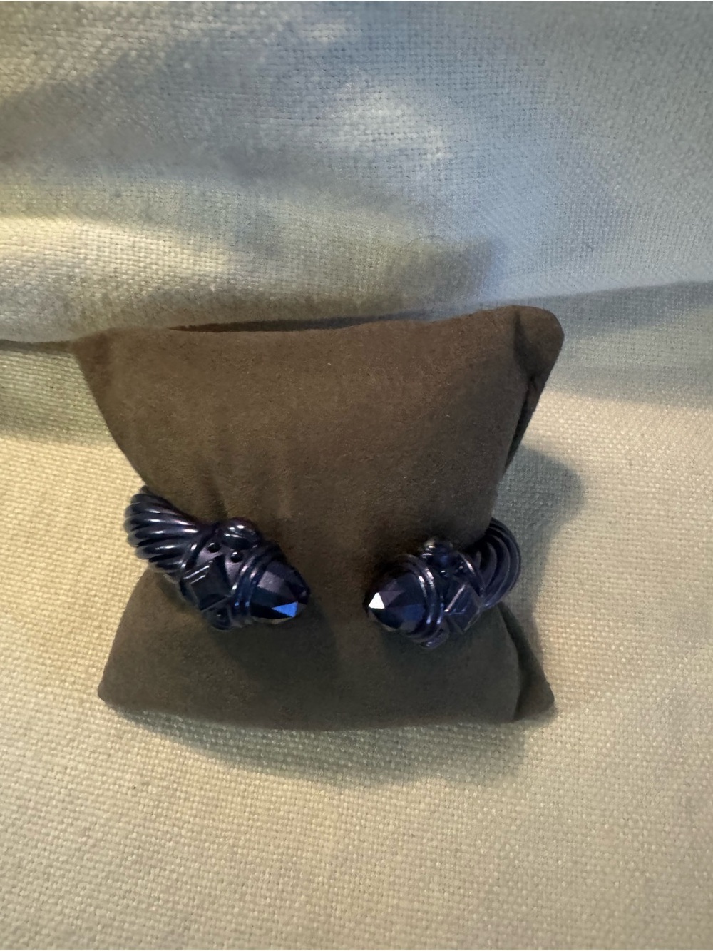 David Yurman Renaissance Bracelet in Blue Aluminum